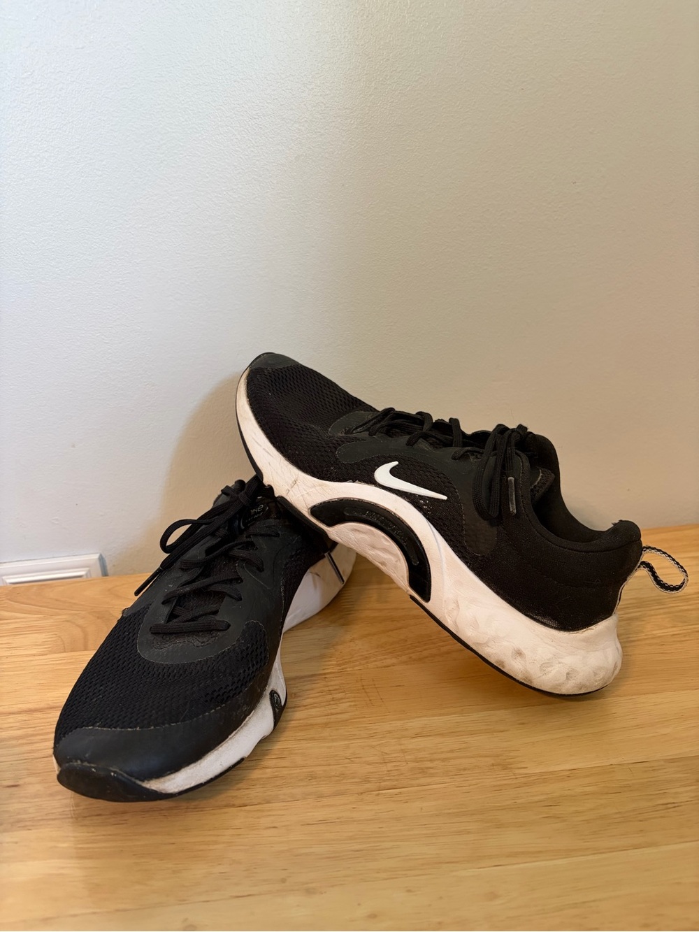 Nike Renew Black and White Running Shoes